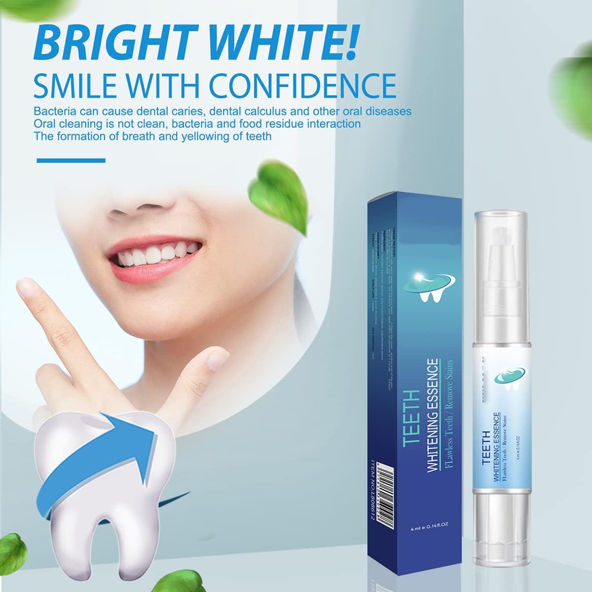 White Essence™ | Fjern års pletter på tænderne, uden besvær!