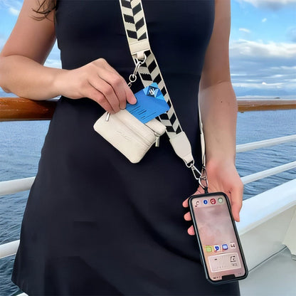 Iconica™ PhoneStrap |  Justerbar Crossbody Telefonrem Med Pouch