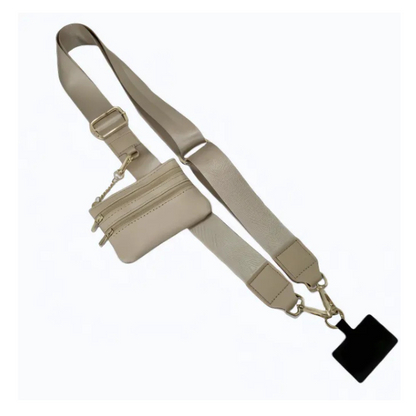 Iconica™ PhoneStrap |  Justerbar Crossbody Telefonrem Med Pouch