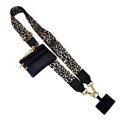 Iconica™ PhoneStrap |  Justerbar Crossbody Telefonrem Med Pouch